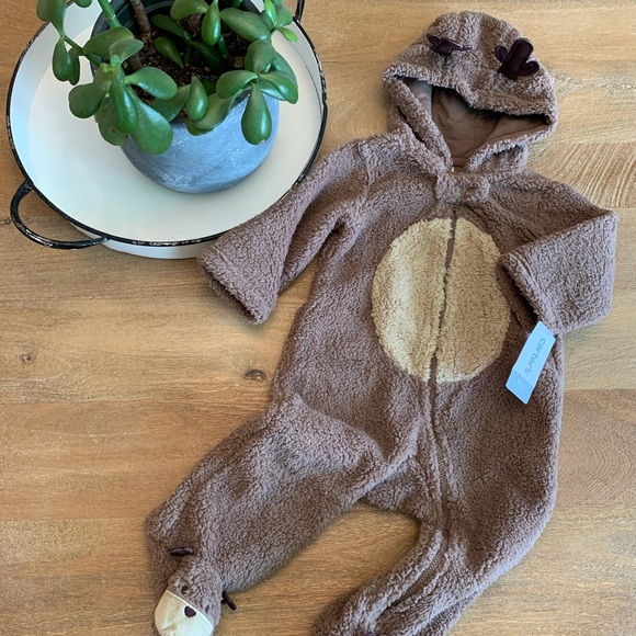 3/20$ NWT 🦌❄️ Carter’s Reindeer sherpa onepiece - Picture 1 of 7